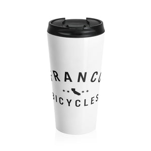 Franco Classic Stainless Steel Travel Mug - White