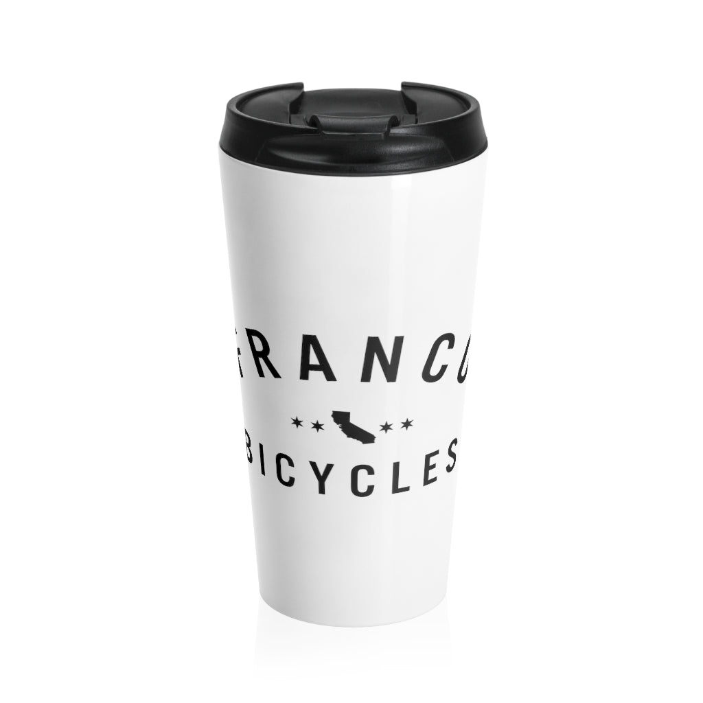 Franco Classic Stainless Steel Travel Mug - White